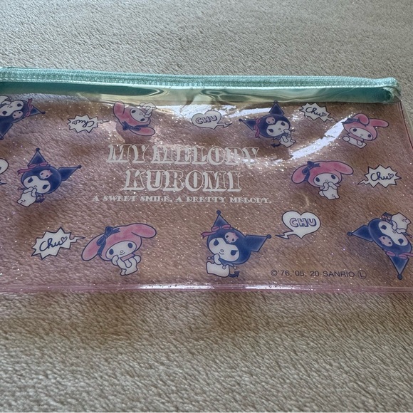 Sanrio My Melody & Kuromi Clear Glitter Pouch - Picture 3 of 3